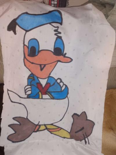 homemade cartoon pillows and wall hangings - Thumbnail 4