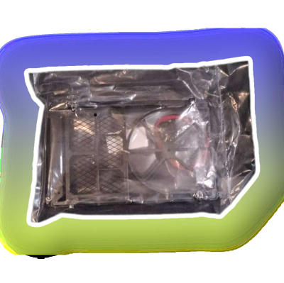 RC Rock Crawler Metal Roof Rack BLK W 4LED Lights Axial 110 - Thumbnail 5