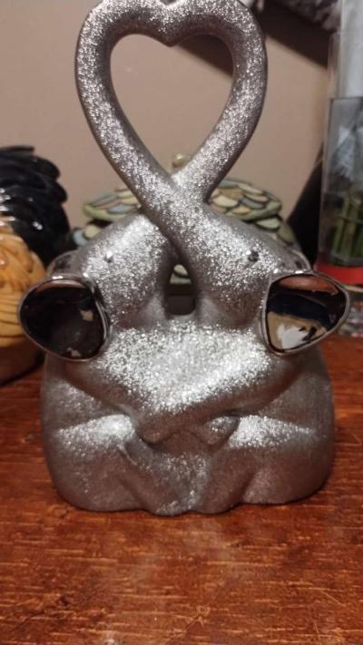 silver praying hands forever elephant - Thumbnail 2