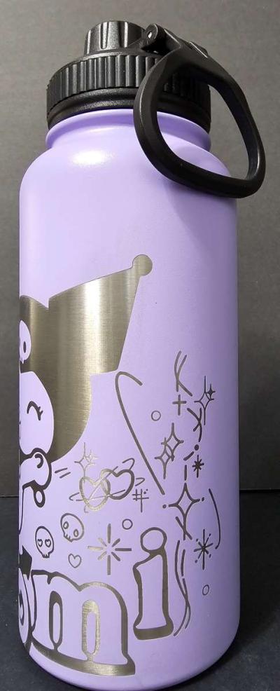 32oz Brand new Laser Engraved Insulated Water Bottle Kuromi - Thumbnail 4