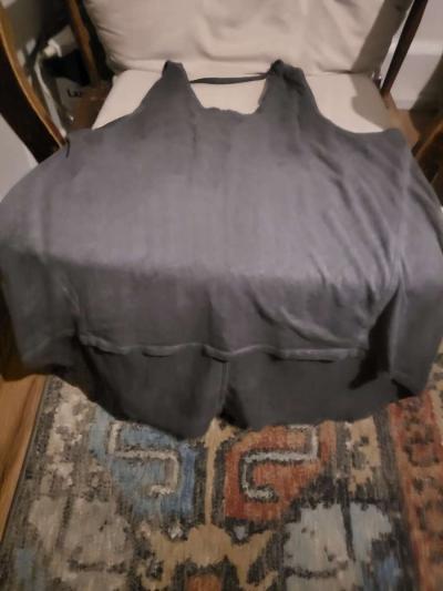 size LG Charcoal Grey Tank Top with light airy fabric - Thumbnail 4