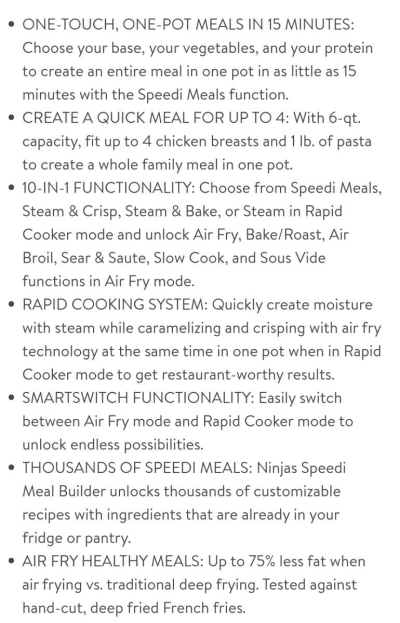 ninja air fryer saute steamer cooker - Thumbnail 2