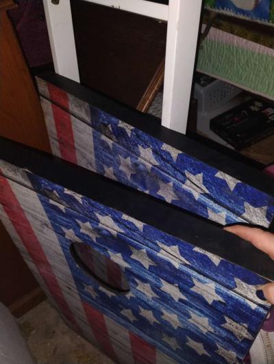 American flag cornhole boards - Thumbnail 4