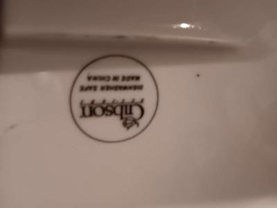 1999Gibson Platter Calla Lily 14 x 10 Steak Platters Flower - Thumbnail 2