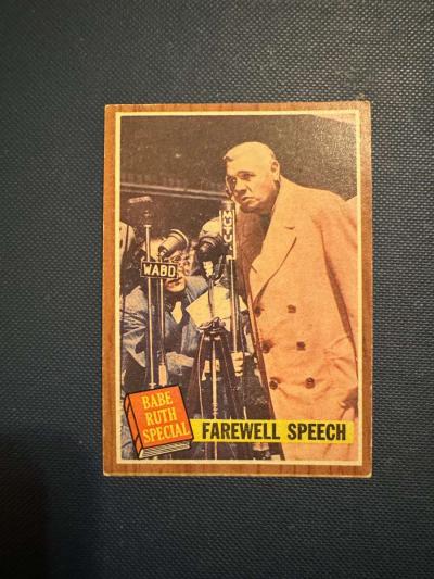 Topps 144 Records set by Ruth baseball card - Portland, Texas