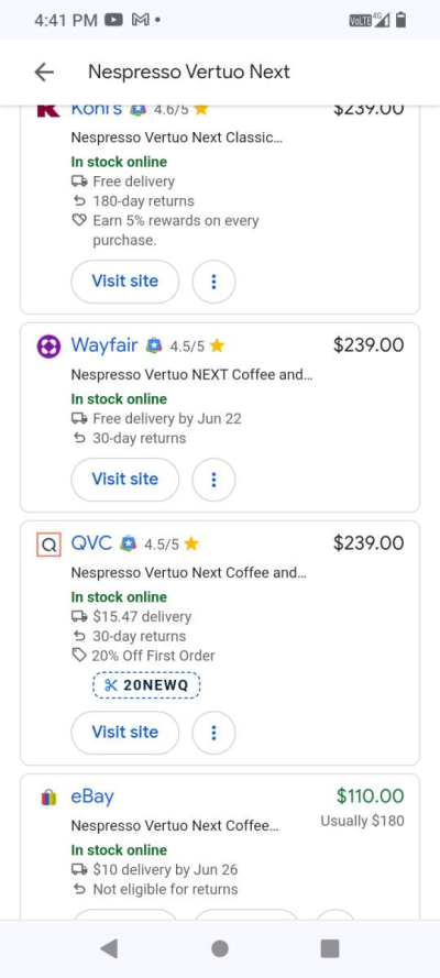 BrandnewNESPRESSO VERTUO NEXT AEROCCINO3 - Thumbnail 4