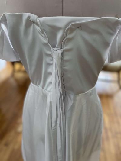 size 10 white wedding gown corset back NEW - Thumbnail 5