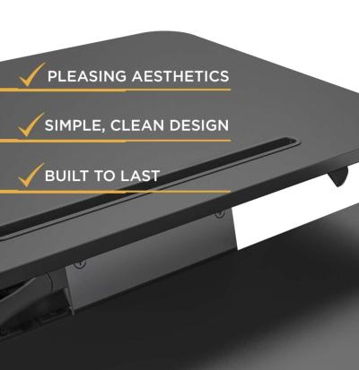 Standing Desk Converter Stand Up Desk Riser Adapter Adjustab - Thumbnail 5