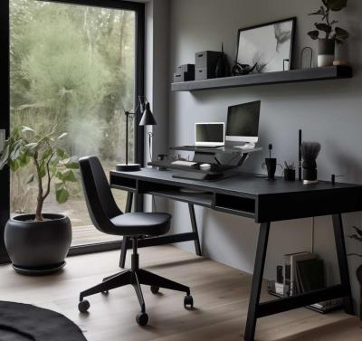 Standing Desk Converter Stand Up Desk Riser Adapter Adjustab - Thumbnail 2