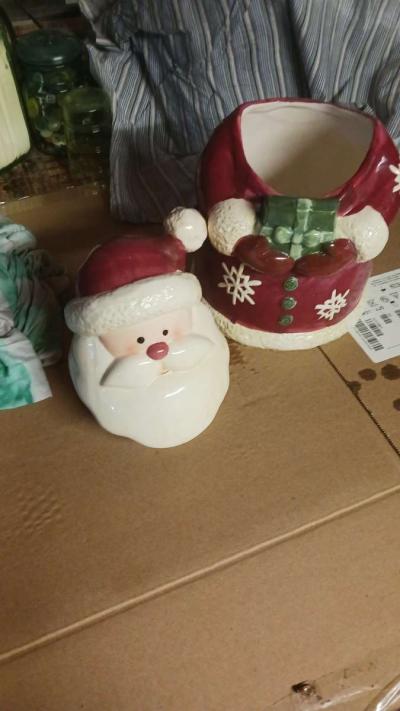 Santa cookie jar - Des Moines, Iowa