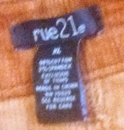 Im brown corduroy skirt button down the front size extra - Thumbnail 2