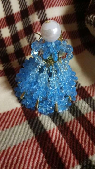 December Christmas angel beades vintage - Des Moines, Iowa