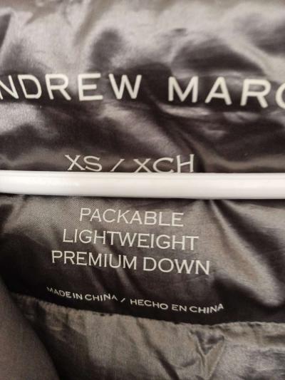 Andrew Marc XS metallic purple puffer - Thumbnail 3