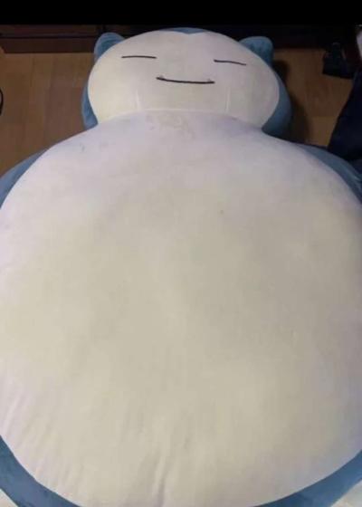 Pokmon Official Product Life Sized Snorlax Beanbag chair