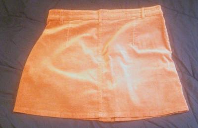 Im brown corduroy skirt button down the front size extra - Thumbnail 5