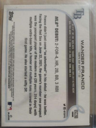 wander franco rookie cards - Thumbnail 6