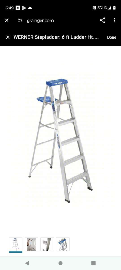 Werner 6ft ladder - Thumbnail 4
