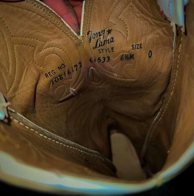 vintage 1989 Tony Lady Lama Boots - Thumbnail 3