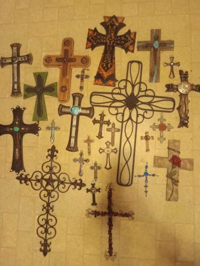 crosses decoration for office wall