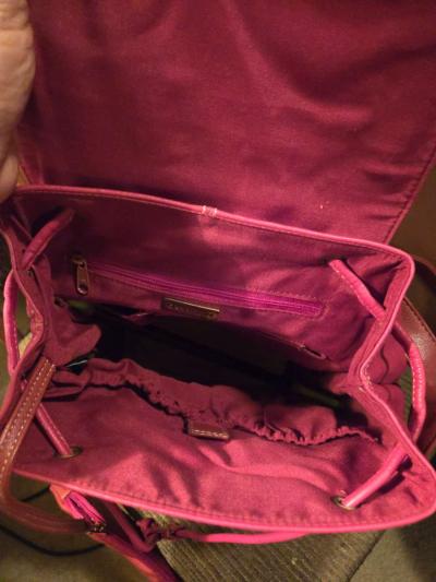 Genuine Leather Backpack Purse - Thumbnail 4