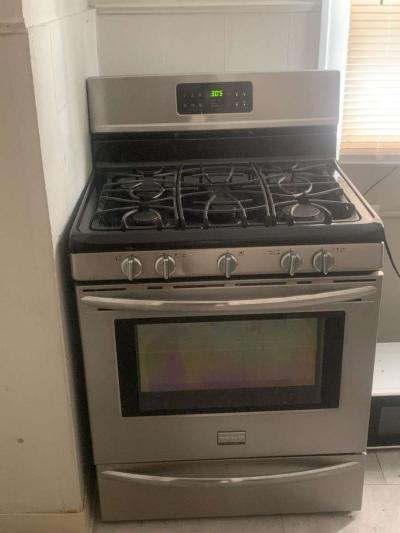 gas stove and refrigerator