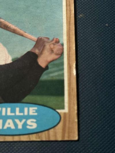 Willie Mays Baseball Card Topps 395 - Thumbnail 5
