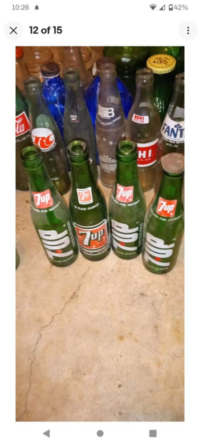 Vintage Glass Soda Bottles - Thumbnail 5