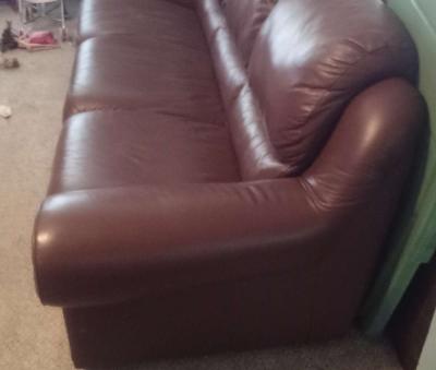 Leather Couch and Loveseat - Thumbnail 3