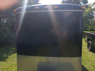 motorcycle trailer with 4 tracks in the floor spare tire - Thumbnail 4