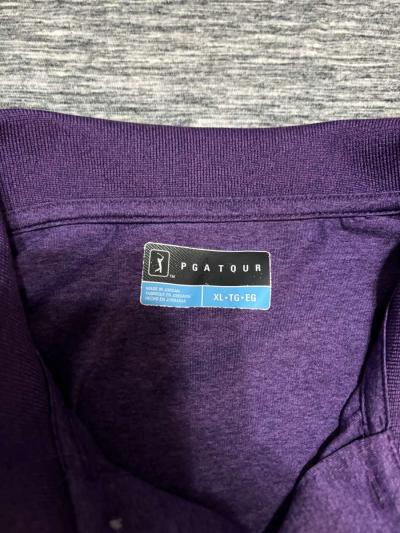 PGA Tour polo shirt purple size Xl - Thumbnail 2