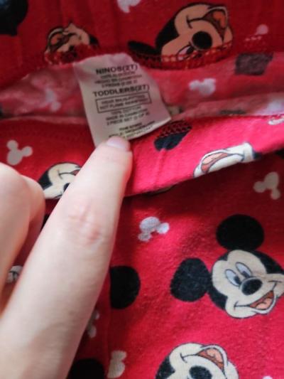 Toddler size 2T Mickey Mouse Pants - Thumbnail 2