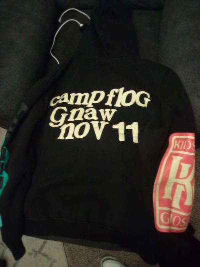 1of1 rare black ksg hoodie Kanye Westkid Cudi collab - Thumbnail 2