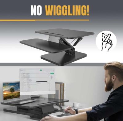 Standing Desk Converter Stand Up Desk Riser Adapter Adjustab - Thumbnail 3