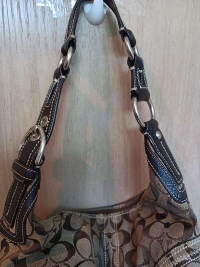 Coach canvas and leather purse - Thumbnail 3