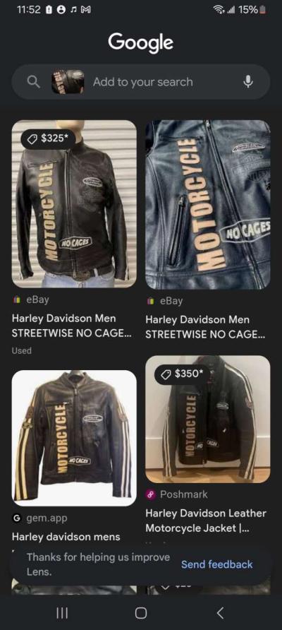 XXL tall Harley Davidson leather jacket with chaps helmet - Thumbnail 3