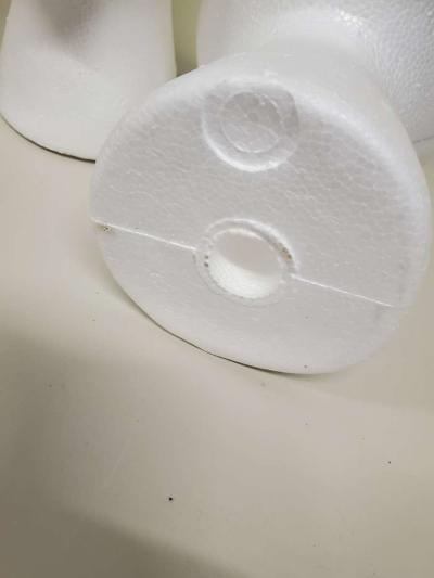 Mannequin Heads  3 Pack  Styrofoam Boutique RRR Apparel - Thumbnail 2