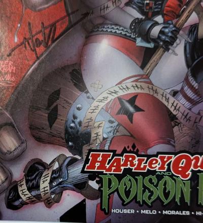 Harley Quinn Poison Ivy 1 Tyler Kirkham Signed  Ula Mos Excl - Thumbnail 2