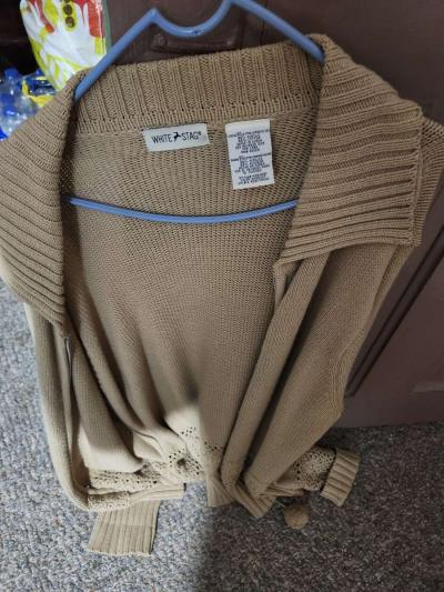 womens white stag brown sweater - Eldorado, Illinois
