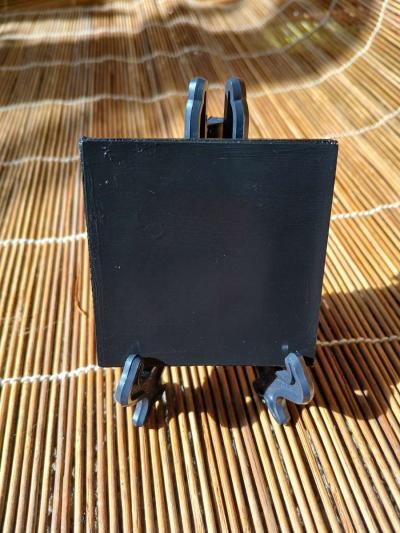 Orb Aftermath Acrylic Pour Painted Magnetic Stretched Canvas - Thumbnail 4