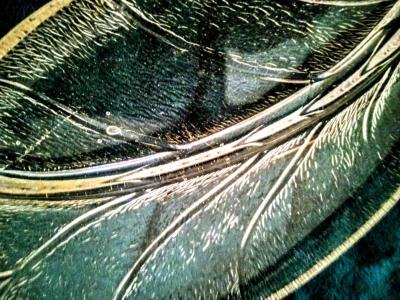 vintage pressed glass 1g2 in tobacco leaf art sculpture bowl - Thumbnail 2