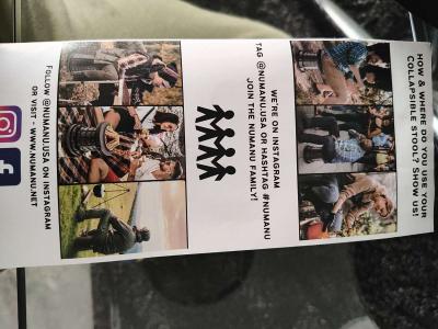 Numanu Collapsible Stool Pickup by buyer or delivery to an a - Thumbnail 2