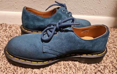 DOC MARTENS BLUE SUEDE - Thumbnail 2