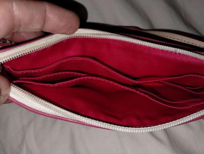 Pink and white COACH Peyton Ombre wristlet - Thumbnail 4