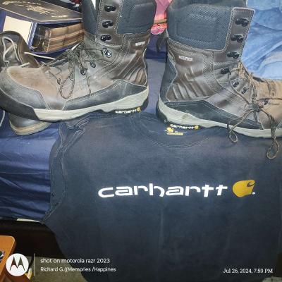 Carhartt insulated waterproofr boots size 11 half and 12