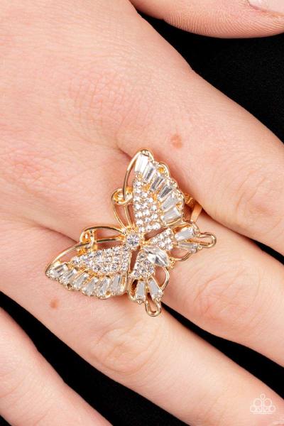 Flauntable Flutter  Gold Ring - Hector, Arkansas