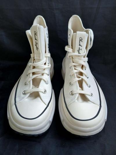 NEW Converse Unisex Run Star Legacy Hi Shoes Black White A00 - Thumbnail 2