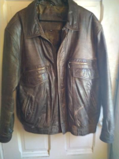 CANYON RIDGE BROWN LEATHER JACKET