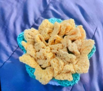 Sunflower Crochet Coasters - Thumbnail 2