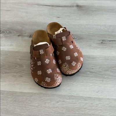 Bravest Studio London Mule Mocha Paisley 9 NWT - Thumbnail 3