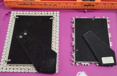 3pcs Embellished Picture Frame Lot  2 5x 7  1 4x6 - Thumbnail 5